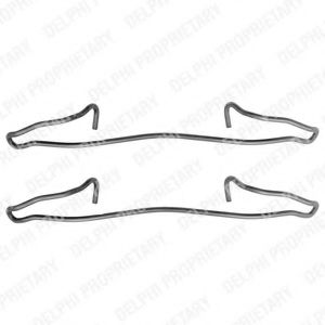 комплект принадлежности, дискови накладки LX0123