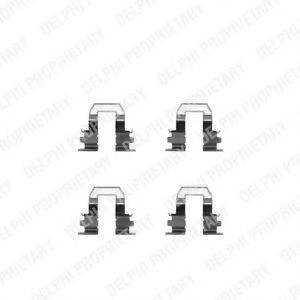 комплект принадлежности, дискови накладки LX0254