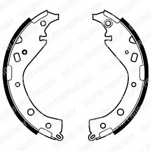 комплект спирачна челюст LS1942