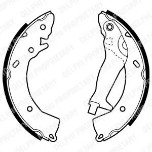 комплект спирачна челюст LS1966