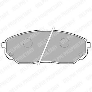 комплект спирачно феродо, дискови спирачки