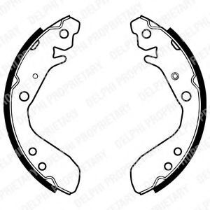 комплект спирачна челюст LS1984