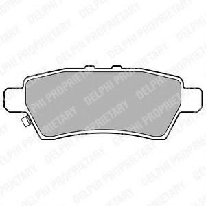 комплект спирачно феродо, дискови спирачки LP2016