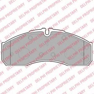 комплект спирачно феродо, дискови спирачки LP2042