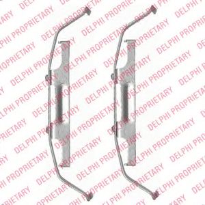 комплект принадлежности, дискови накладки LX0465