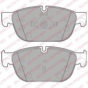 комплект спирачно феродо, дискови спирачки LP2198