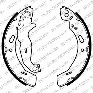 комплект спирачна челюст LS2016