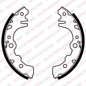 комплект спирачна челюст LS2052