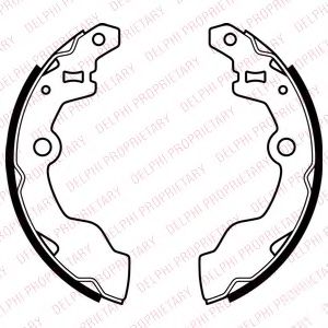 комплект спирачна челюст LS2069