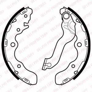 комплект спирачна челюст LS2072