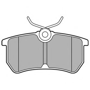 комплект спирачно феродо, дискови спирачки LP2480
