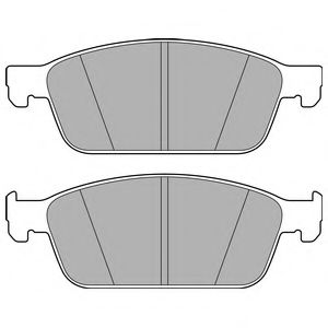 комплект спирачно феродо, дискови спирачки LP2495