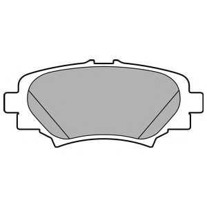 комплект спирачно феродо, дискови спирачки