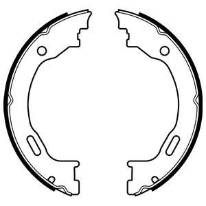комплект спирачна челюст, ръчна спирачка LS2077