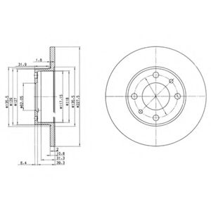 спирачен диск BG2147