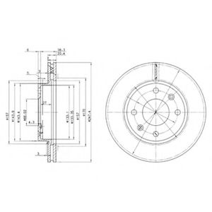 спирачен диск BG2292