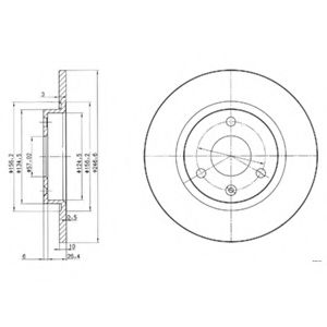 спирачен диск BG2724