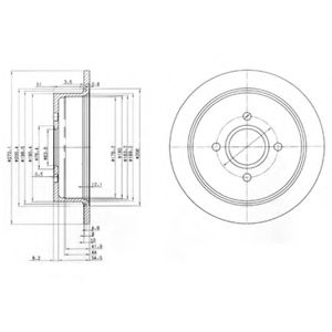 спирачен диск BG2781