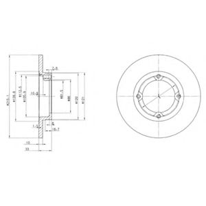 спирачен диск BG2400