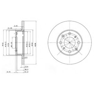 спирачен диск BG2616