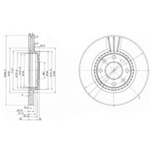 спирачен диск BG2625