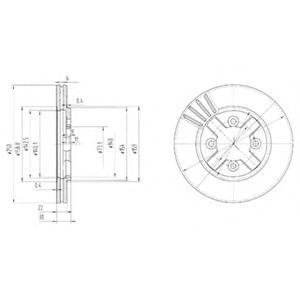 спирачен диск BG2685