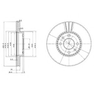 спирачен диск BG2693