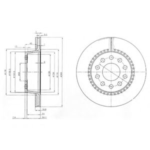 спирачен диск BG3029