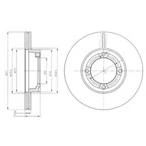 спирачен диск BG3220