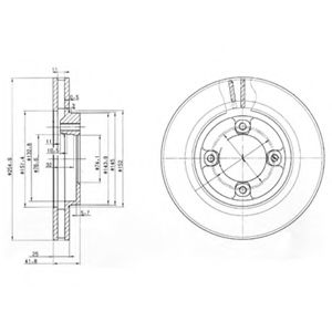 спирачен диск BG3272