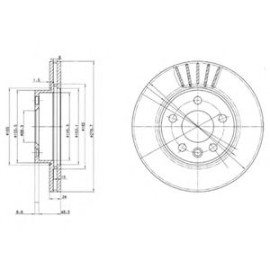 спирачен диск BG3417
