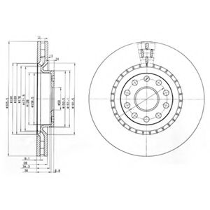 спирачен диск BG3723