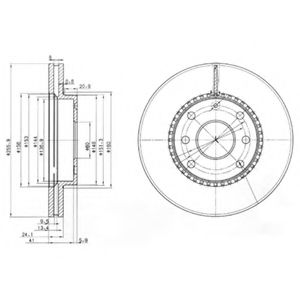 спирачен диск BG3790