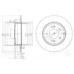 спирачен диск BG4012