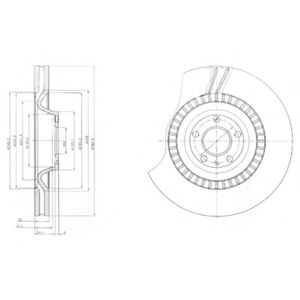 спирачен диск BG9065