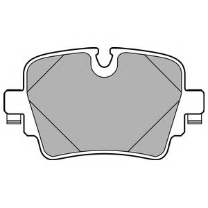 комплект спирачно феродо, дискови спирачки