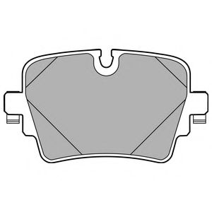 комплект спирачно феродо, дискови спирачки