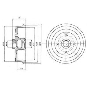 спирачен барабан BF399