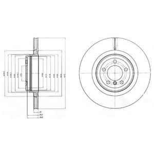спирачен диск BG9916