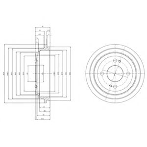 спирачен барабан BF516