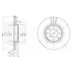 спирачен диск BG2625C