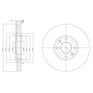 спирачен диск BG3622C