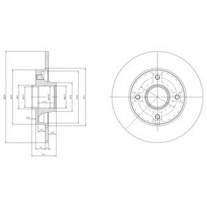 спирачен диск BG9021RSC