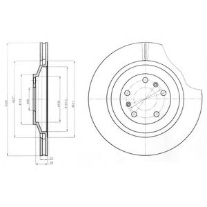спирачен диск BG4292C