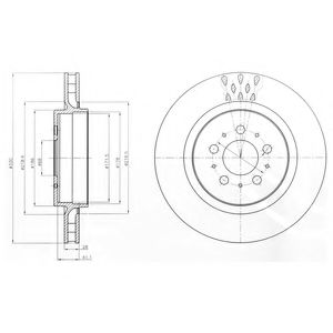 спирачен диск BG4306C
