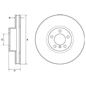спирачен диск BG9141C