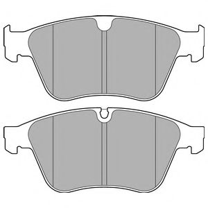 комплект спирачно феродо, дискови спирачки