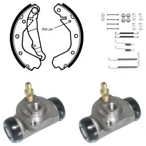 комплект спирачна челюст KP744