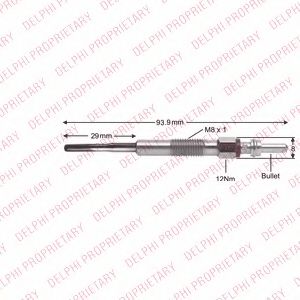 подгревна свещ HDS426