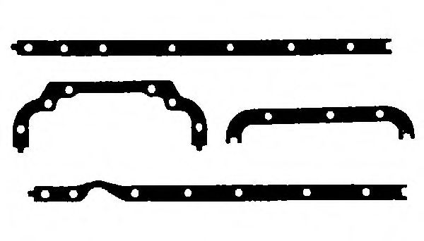 комплект гарнитури, маслена вана (картер) 10-34004-01